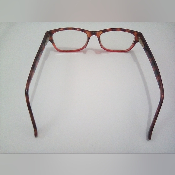 Coach Tortoise Burgundy Women's Eye Glasses - Picture 6 of 14